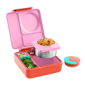 OMIE OMIEBOX HOT & COLD BENTO BOX - PINK BERRY