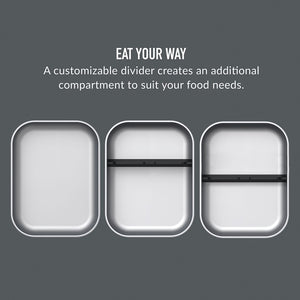 BENTGO STAINLESS STEEL LEAK-PROOF LUNCH BOX 1200ML - CARBON BLACK