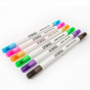 Sprinks Double Sided Edible Food Pens - Pastel Colours (6 pack)
