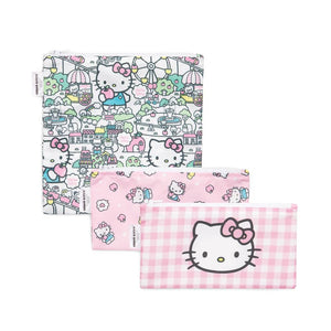Bumkins Snack bag 3 pack - Hello Kitty
