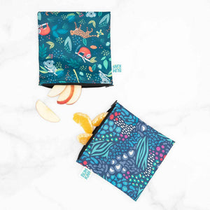 Bumkins Large Snack Bag 2pk - Animal Print