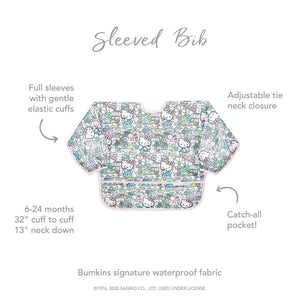 Bumkins Waterproof Sleeved Bib - Sanrio Hello Kitty