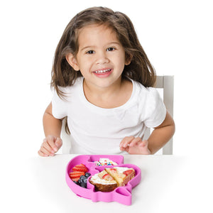 Silicone Grip Dish - Unicorn