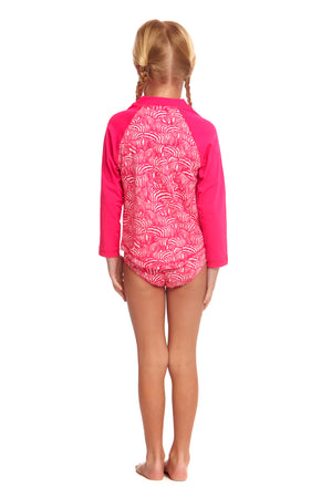 FKS023G0250 PAINTED PINK RASH SHIRT