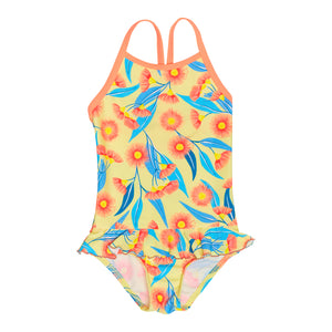 FUNKITA - TODDLER GIRLS BELTED FRILL ONE PIECE - GUMMY BEAR