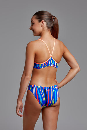 FUNKITA - GIRLS RACER BACK TWO PIECE - Raw Hide