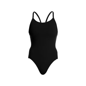 FUNKITA - GIRLS DIAMOND BACK ONE PIECE - STILL BLACK