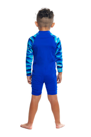 FUNKY TRUNKS - TODDLER BOYS GO JUMP SUIT - STORM BOUY