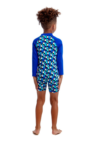 FUNKY TRUNKS - TODDLER BOYS PRINTED ECO GO JUMP SUIT - TOUCHE
