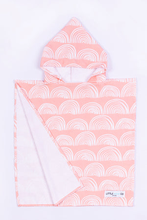 Kids Hooded Towel - Rainbow neutral
