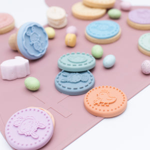 We Might Be Tiny Easter Stampies - Silicone Cookie Stamps