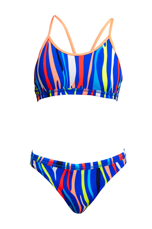 FUNKITA - GIRLS RACER BACK TWO PIECE - Raw Hide
