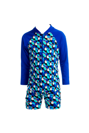 FUNKY TRUNKS - TODDLER BOYS PRINTED ECO GO JUMP SUIT - TOUCHE