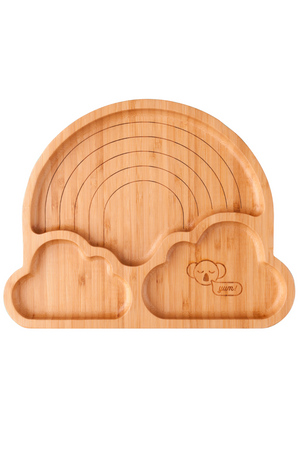 Emondo Kids - Rainbow Plate with Suction