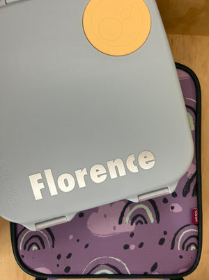 First name only - Vinyl Label $9 for all labels