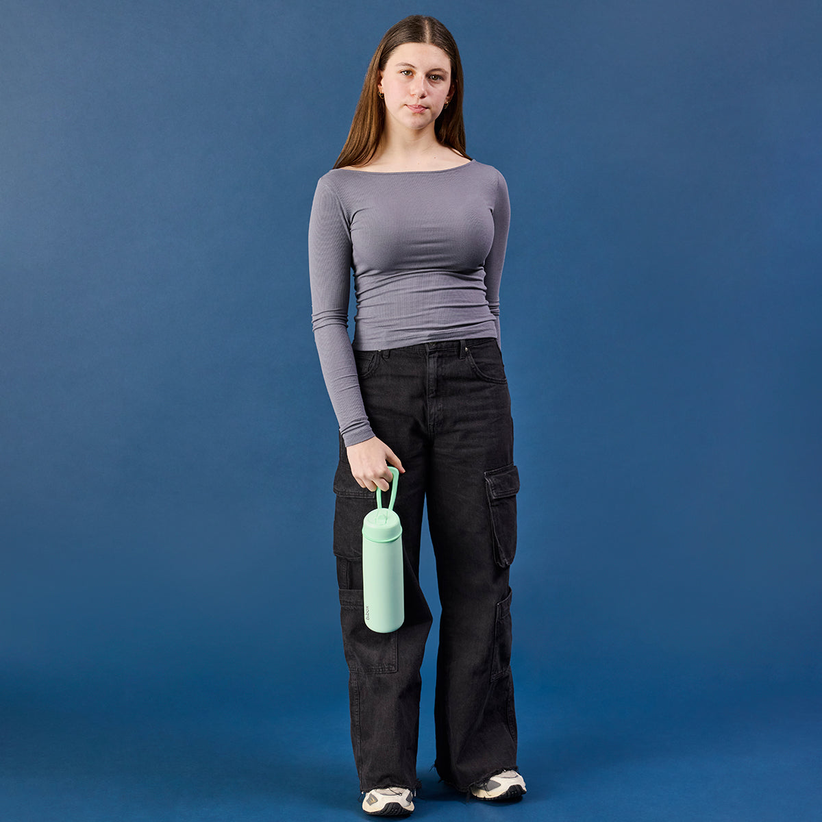 B.box 690mL Insulated Flip Top Bottle - spearmint