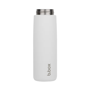 B.box 690mL Insulated Flip Top Bottle - white out - PRE-ORDER