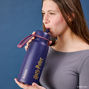 B.box Insulated Flip Top 1 Litre Drink Bottle - Harry Potter (Limited Edition)