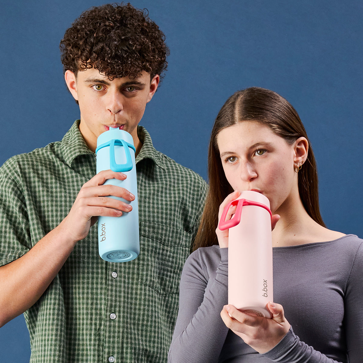 B.box 690mL Insulated Flip Top Bottle - lagoon