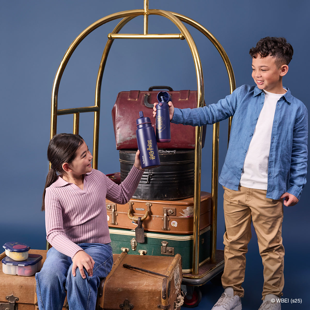 B.box Insulated Flip Top 1 Litre Drink Bottle - Harry Potter (Limited Edition)