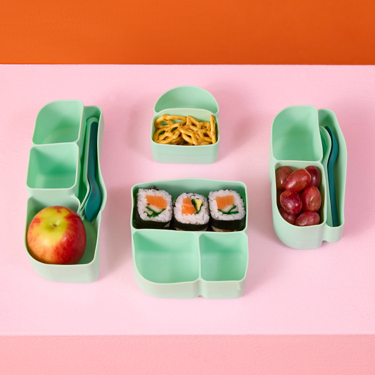 B.Box Silicone Bento Tray Mini - Forest