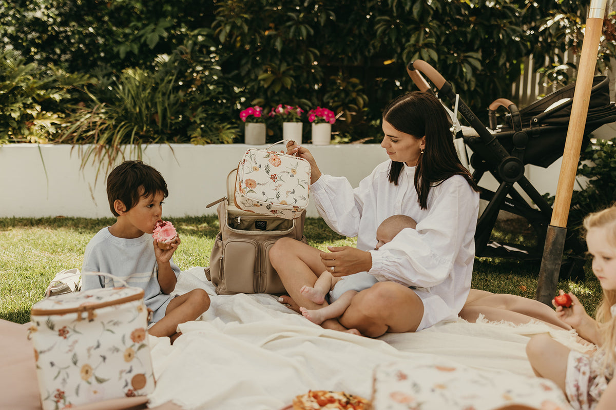 Oioi Midi Insulated Lunch Bag - Wildflower