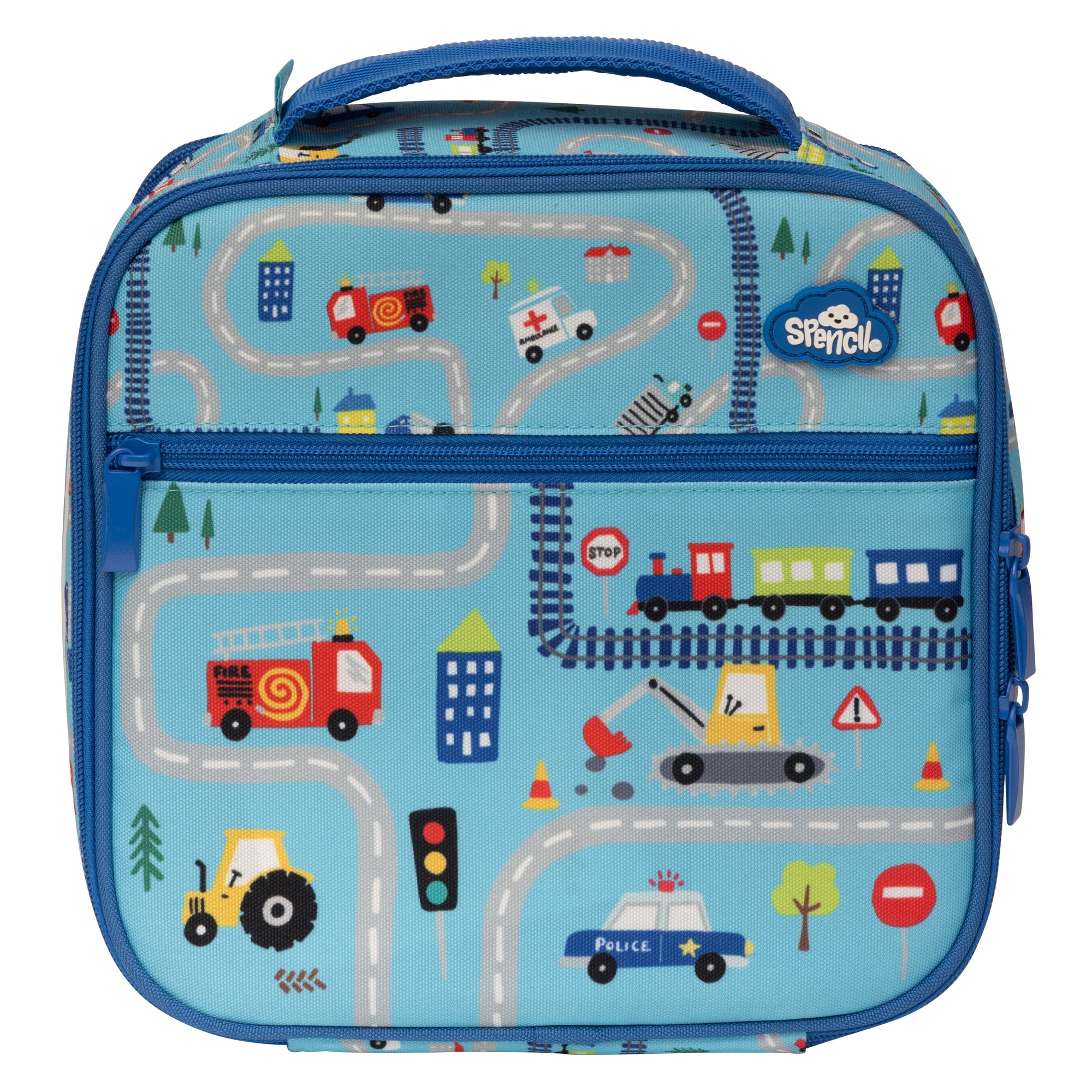 Spencil Little Cooler Lunch Bag + Chill Pack - Tiny Town