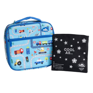 Spencil Little Cooler Lunch Bag + Chill Pack - Tiny Town