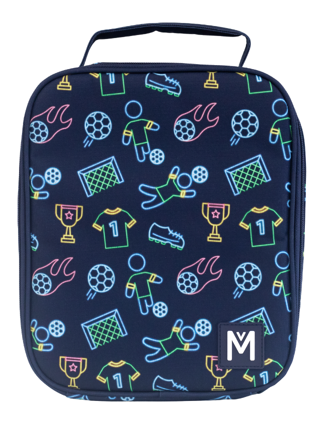 MontiiCo Large Insulated Lunch Bag - Goal Keeper