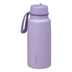 B.box Insulated Flip Top 1 Litre Drink Bottle - Lilac Love