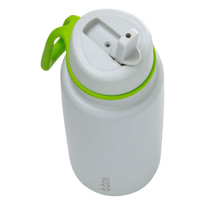 B.box Insulated Flip Top 1 Litre Drink Bottle - Lime Time