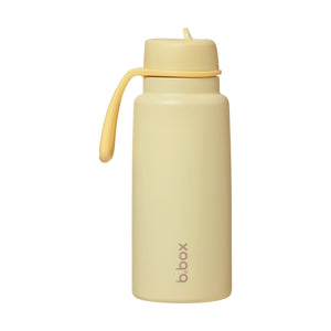 B.box Insulated Flip Top 1 Litre Drink Bottle - Lemon Twist