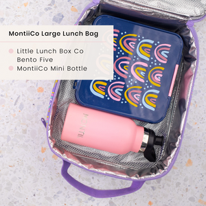 MontiiCo Large Insulated Lunch Bag - Galaxy LIMITED EDITION