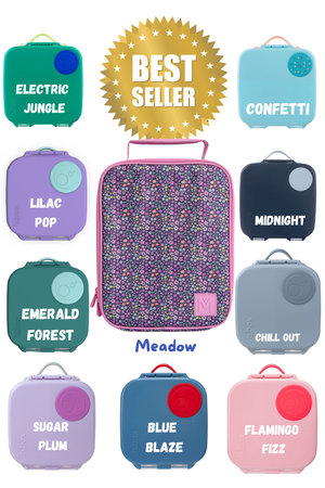 B.box Large Lunch Box, Snack Box & MontiiCo Bag Bundle | Best Primary School Lunch Bundle