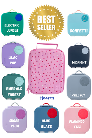 B.box Large Lunch Box, Snack Box & MontiiCo Bag Bundle | Best Primary School Lunch Bundle