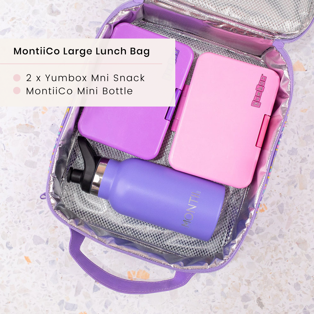 MontiiCo Large Insulated Lunch Bag - Endless Summer