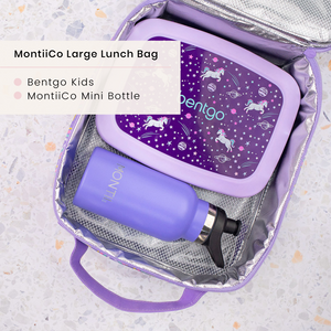 MontiiCo Large Insulated Lunch Bag - Superhero