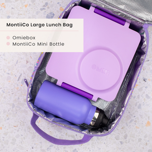 MontiiCo Large Insulated Lunch Bag - Sorbet Sunset