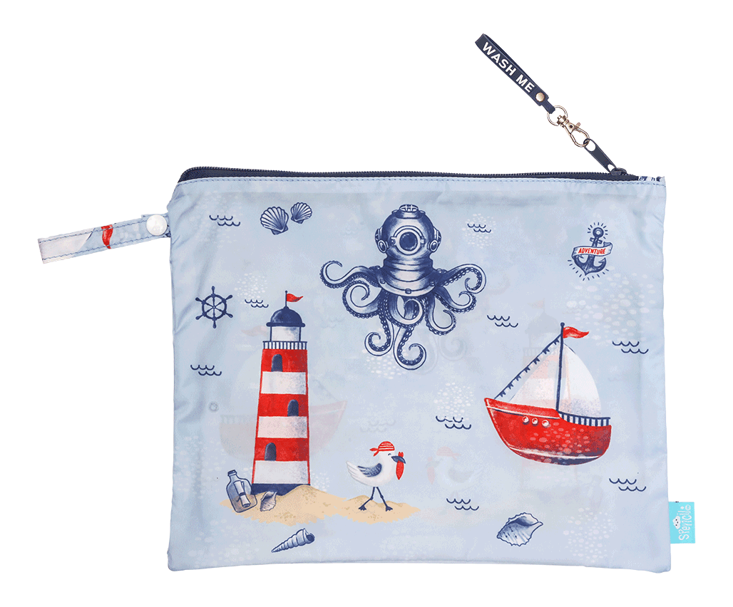 Spencil Little Clean and Dirty Bags - Little Sailor
