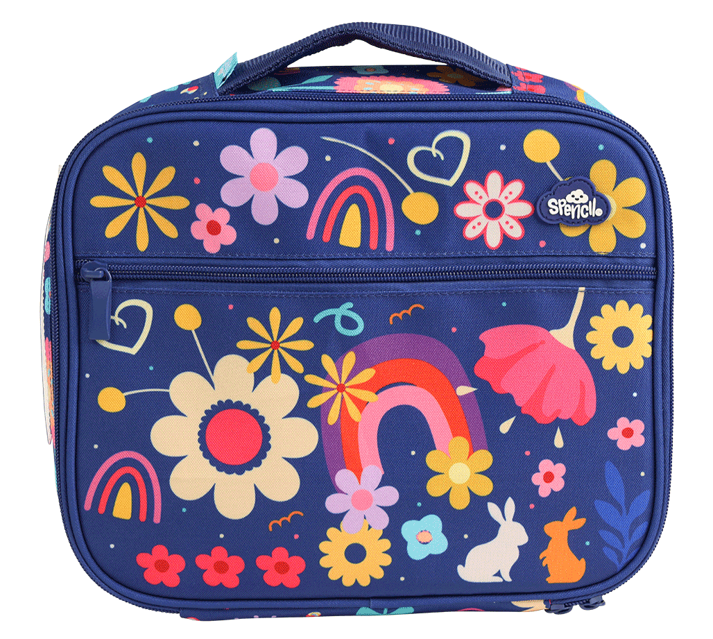 Spencil Big Cooler Lunch Bag + Chill Pack -Flower Power