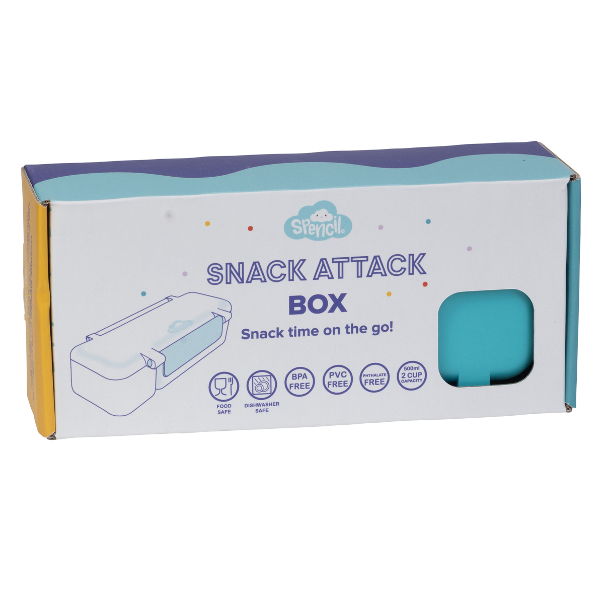 Spencil Snack Attack box - Lagoon
