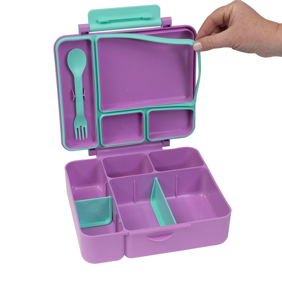 Spencil All in one Lunch box - Lilac