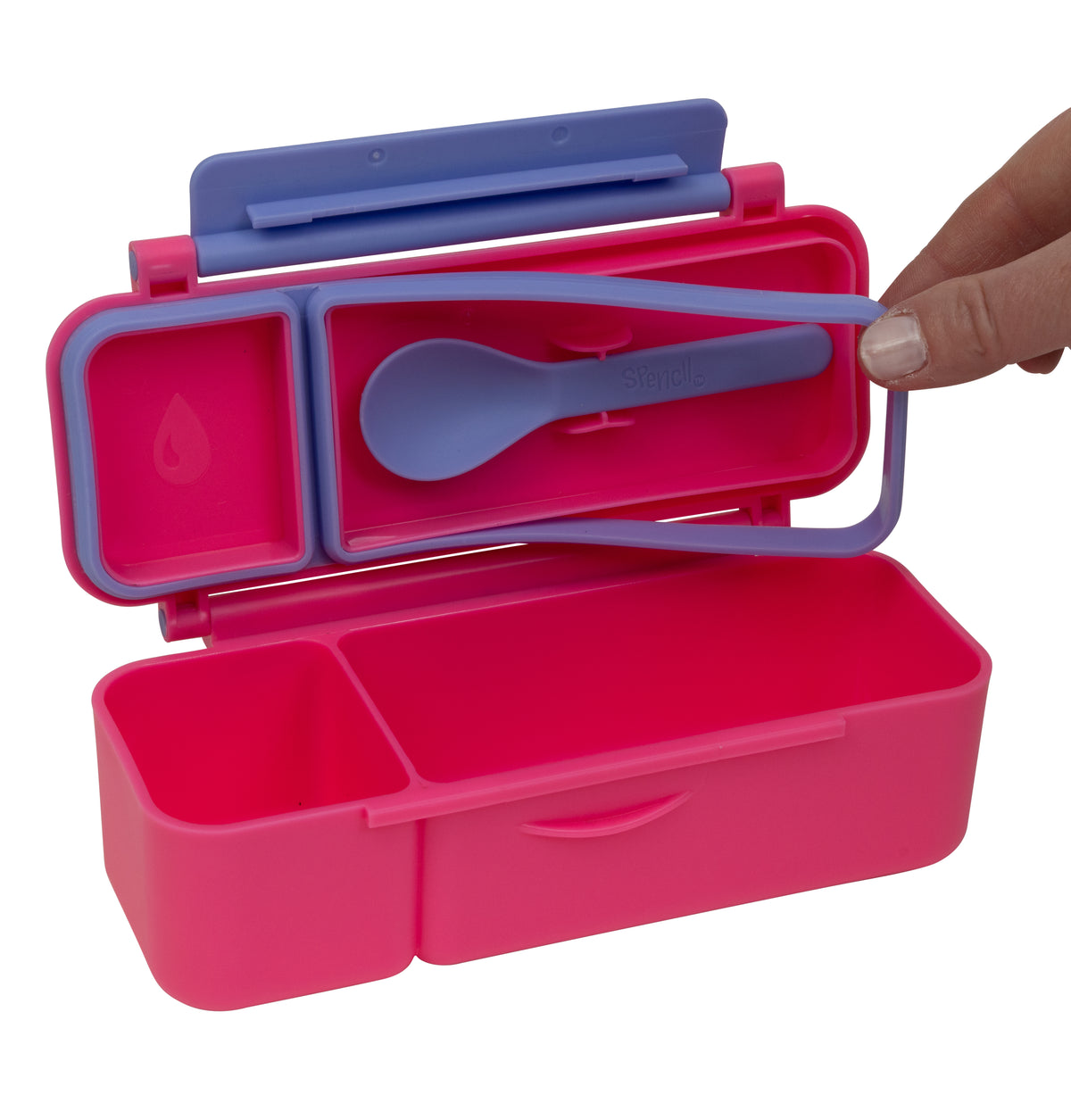 Spencil Snack Attack box - Fuchsia