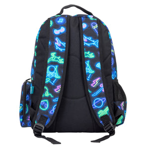 Spencil Big Kids Backpack - Neon Life