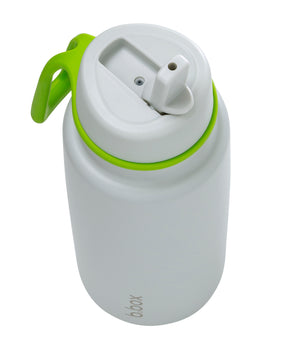 B.box Insulated Flip Top 1 Litre Drink Bottle - Lime Time
