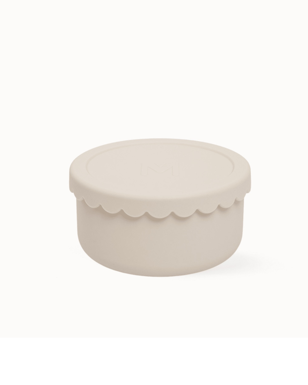 MontiiCo Silicone Scallop Bowl - Cream