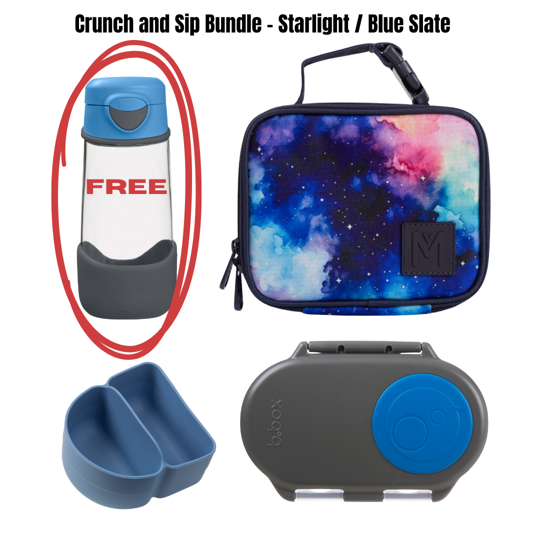 Crunch and Sip Bundle - Starlight / Blue Slate