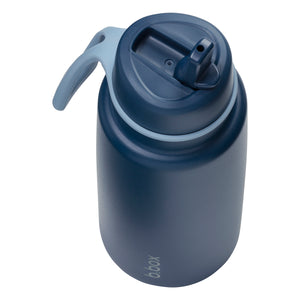 B.box Insulated Flip Top 1 Litre Drink Bottle - Midnight