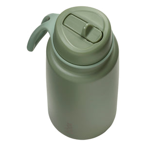 B.box Insulated Flip Top 1 Litre Drink Bottle - Olive