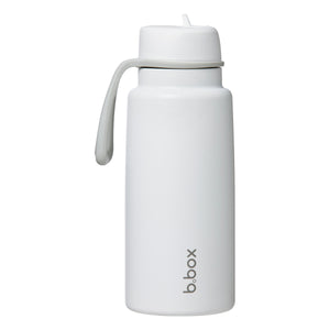 B.box Insulated Flip Top 1 Litre Drink Bottle - Whiteout